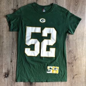 Green Bay Packers Clay Matthews 52 Jersey T shirt